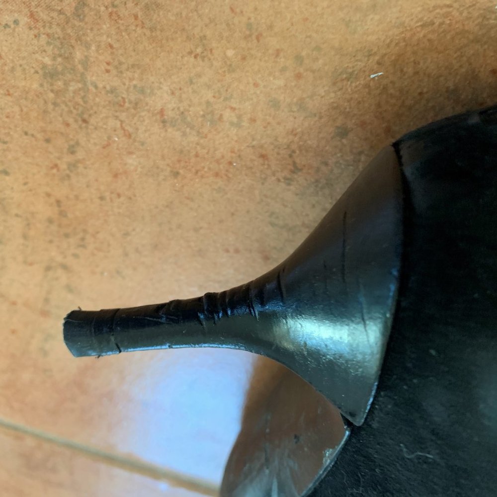 HELMUT LANG BLACK SUEDE BOOTS SIZE 37 OR 7 - Picture 4 of 10